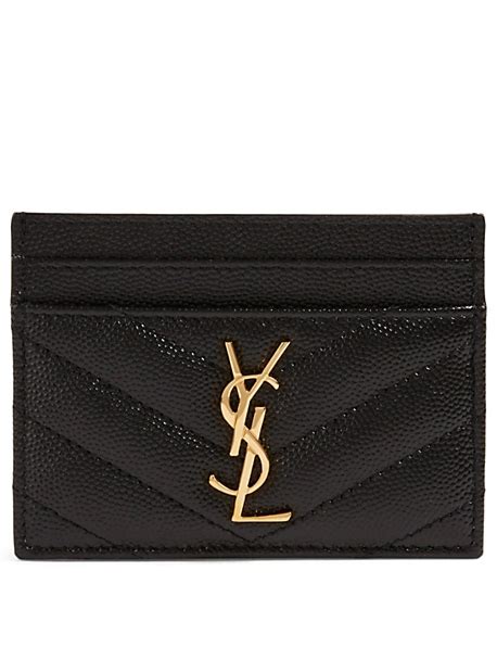 ysl womens card holder